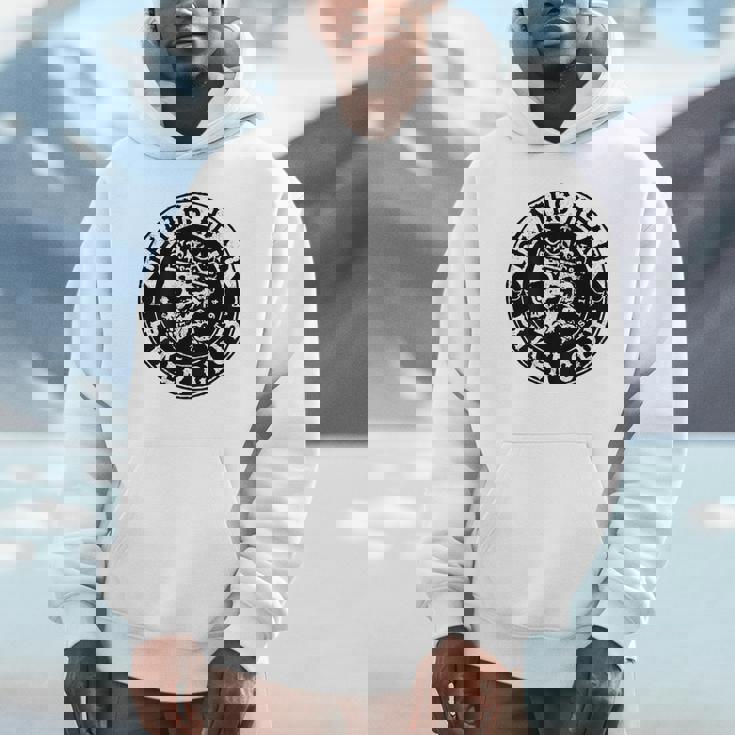 バックプリント クールで面白いオートバイ、バイク、バイカー パーカー