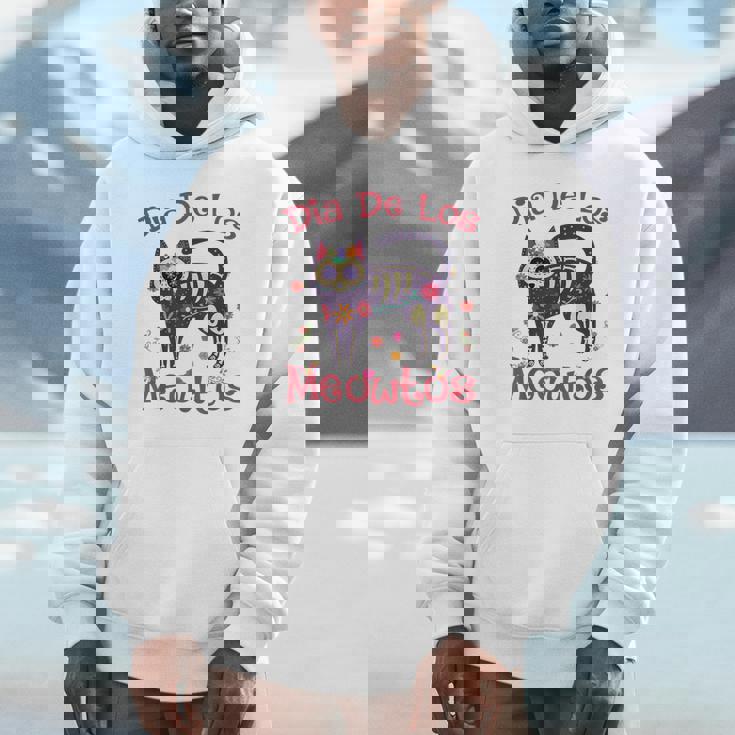 Dia De Los Meowtos Muertos シュガースカル キャット 死者の日 パーカー