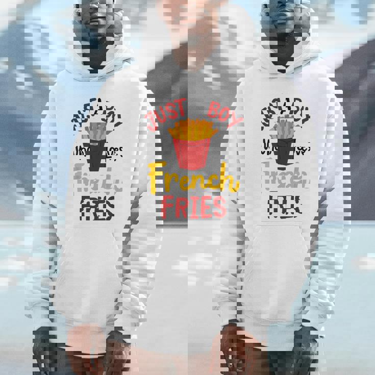 Just A Boy Who Loves French Fries フライドポテト じゃがいも ヴィーガン Hoodie