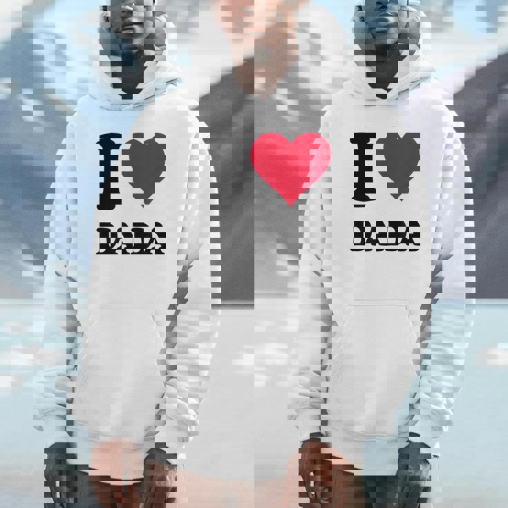 I Love Dada パーカー