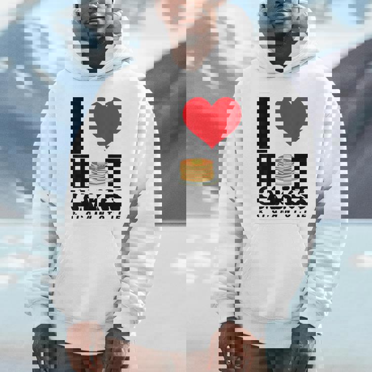 I Love Heart ホットケーキ パンケーキ Flapjacks Can Not Lie Foodie パーカー