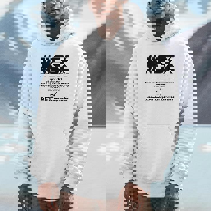 Msx コンピューター Hoodie