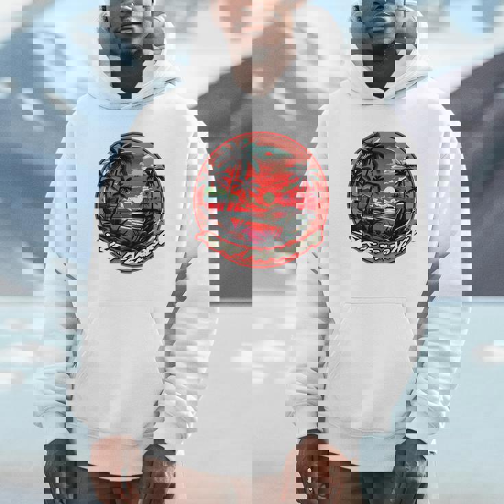 バックプリント Onlyurf Paradise クール サーファー ビーチ オーシャン Hoodie