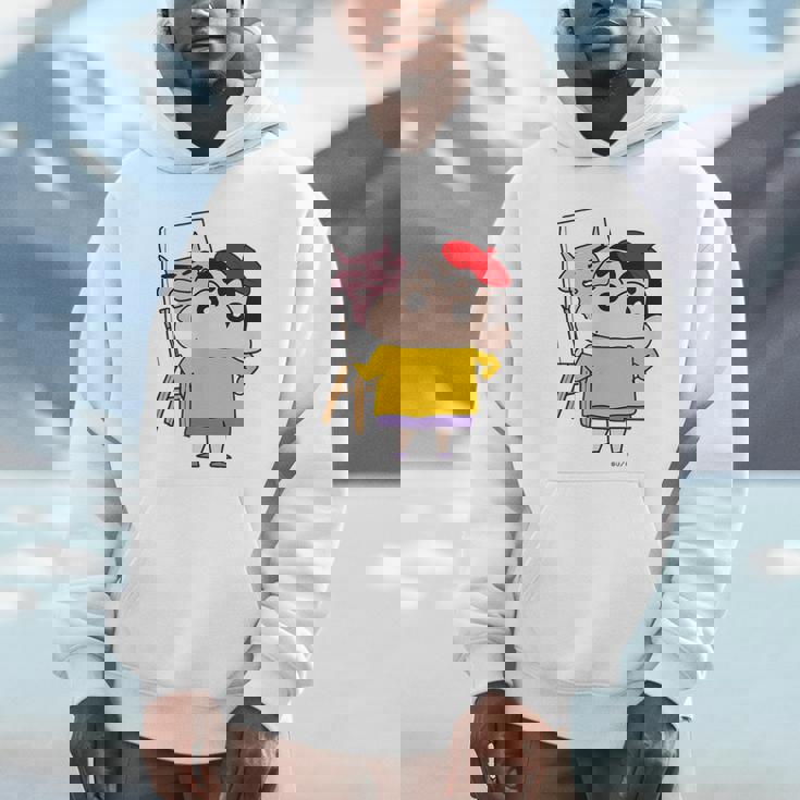 【まんが】クレヨンしんちゃん お絵描きしんちゃん Hoodie