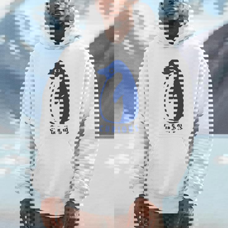 かわいいアデリーペンギン、学習者や探検家のためのミニマルアート。 Hoodie