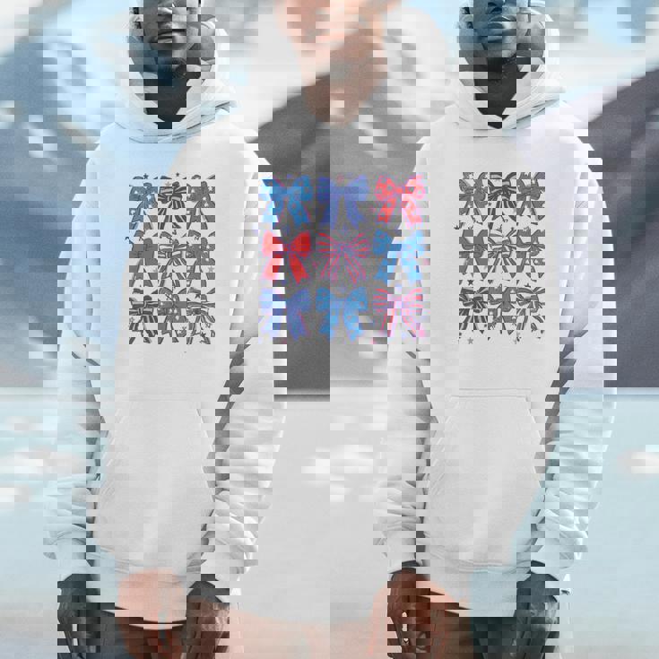 かわいい愛国的なボウスターデザイン7月4日シャツusaプライド パーカー