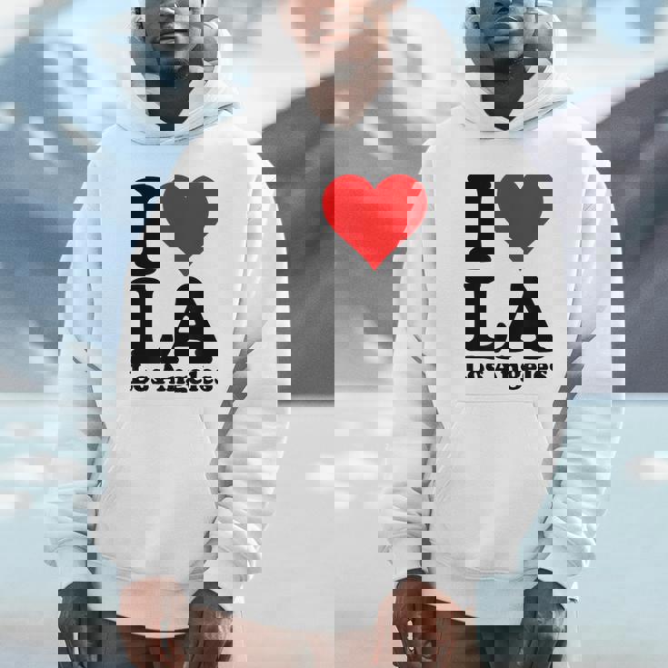 アイラブハートラロサンゼルスカリフォルニア Hoodie