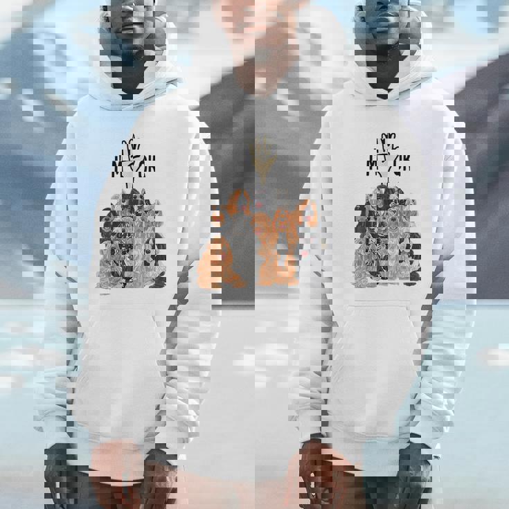 イングリッシュコッカースパニエルがいっぱい パーカー