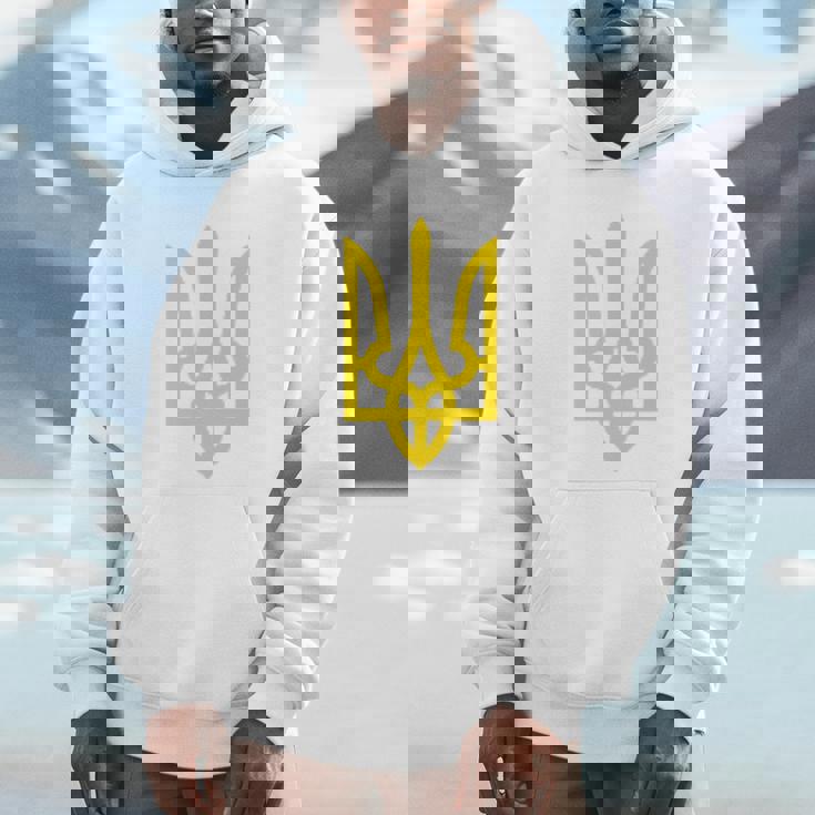 ウクライナ大統領ヴォロディミル・ゼレンスキー ウクライナエンブレム Hoodie