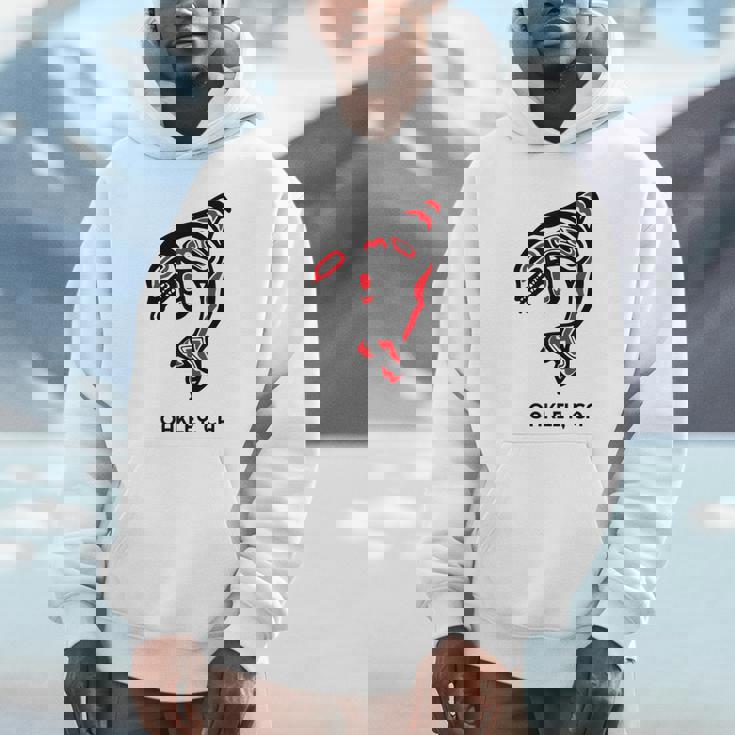 オークリー、カリフォルニア オルカキラー クジラ ネイティブアメリカン ギフト Hoodie