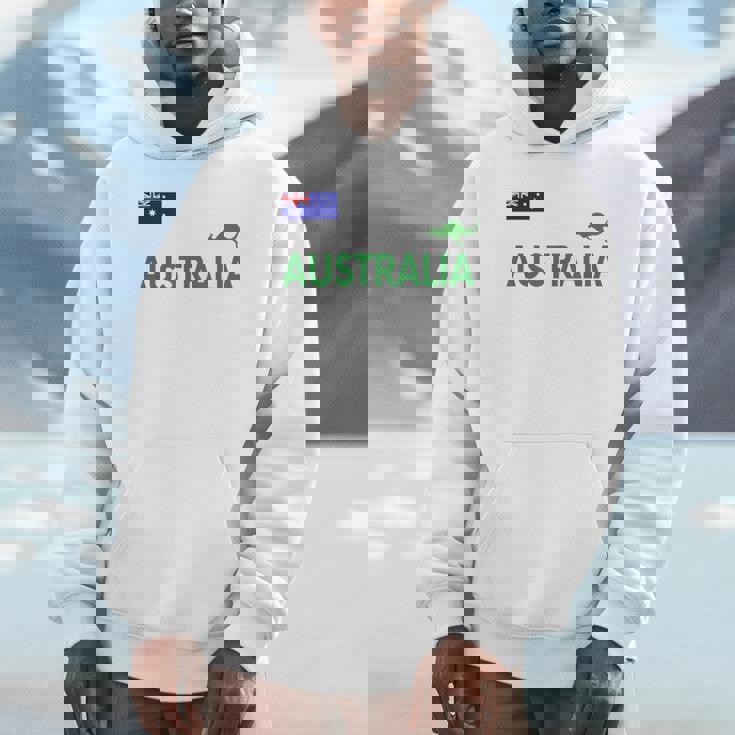 オーストラリア 国旗 カンガルー サッカー ラグビー フットボール 水泳 応援 パーカー