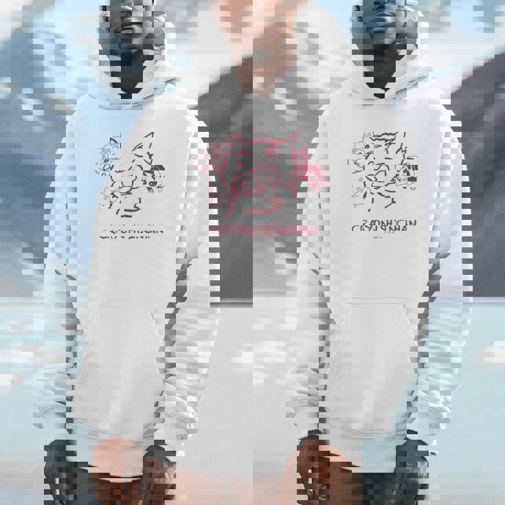 クレヨンしんちゃん ぶりぶりざえもん 落書き 長袖tシャツ Hoodie