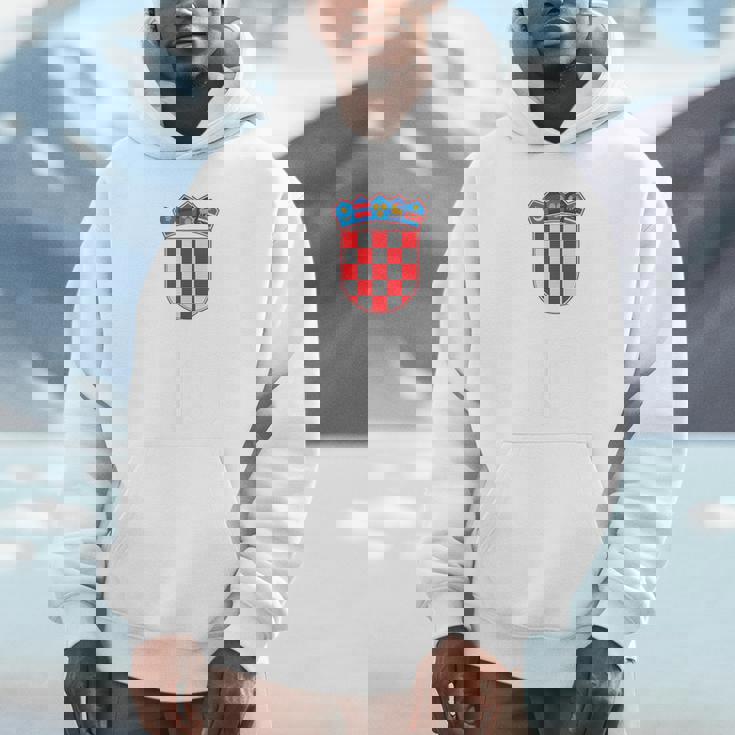 クロアチア ヴィンテージ クロアチア国旗tシャツ Hoodie