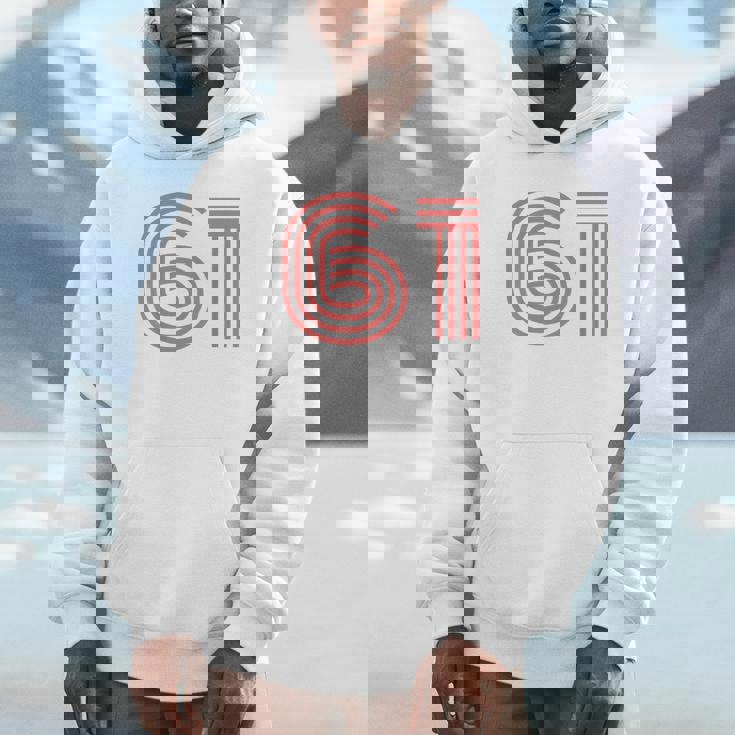 クールレトロライティングジャージ、背番号61 1961 Hoodie