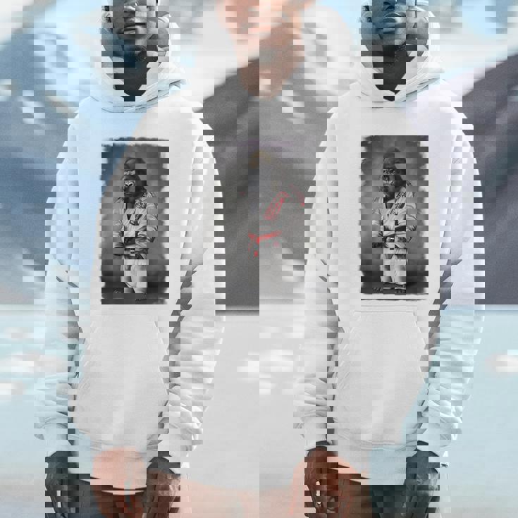 ゴリラ先生 日本の柔道と空手武道 パーカー