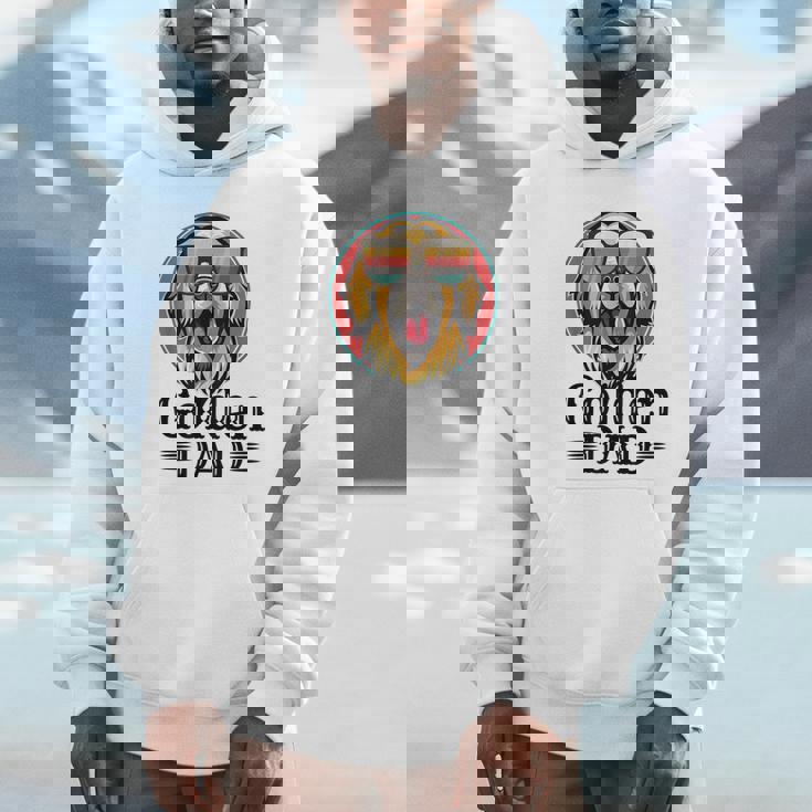 ゴールデンパパヴィンテージゴールデンレトリバー犬のための父親の日 パーカー