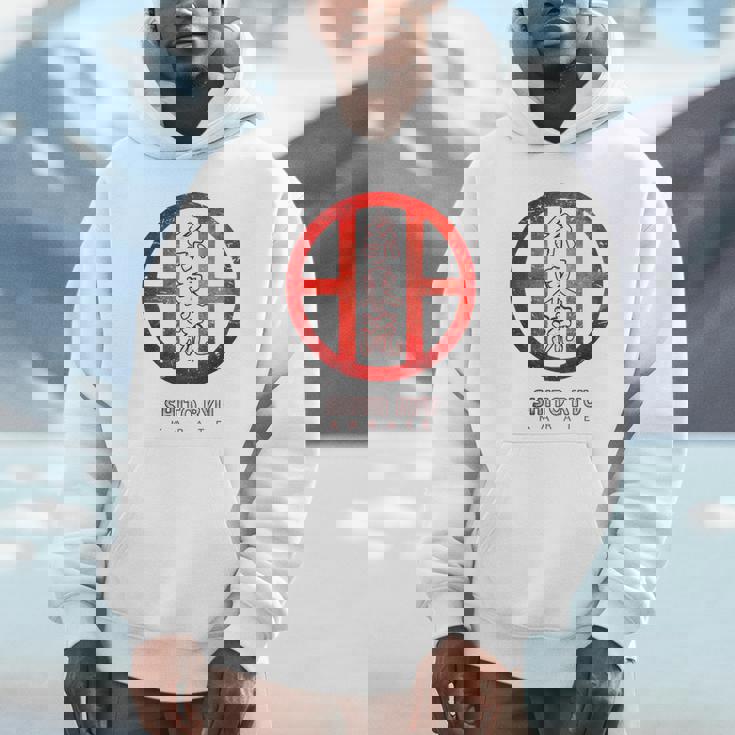 シトリュウ 空手、バックプリント パーカー