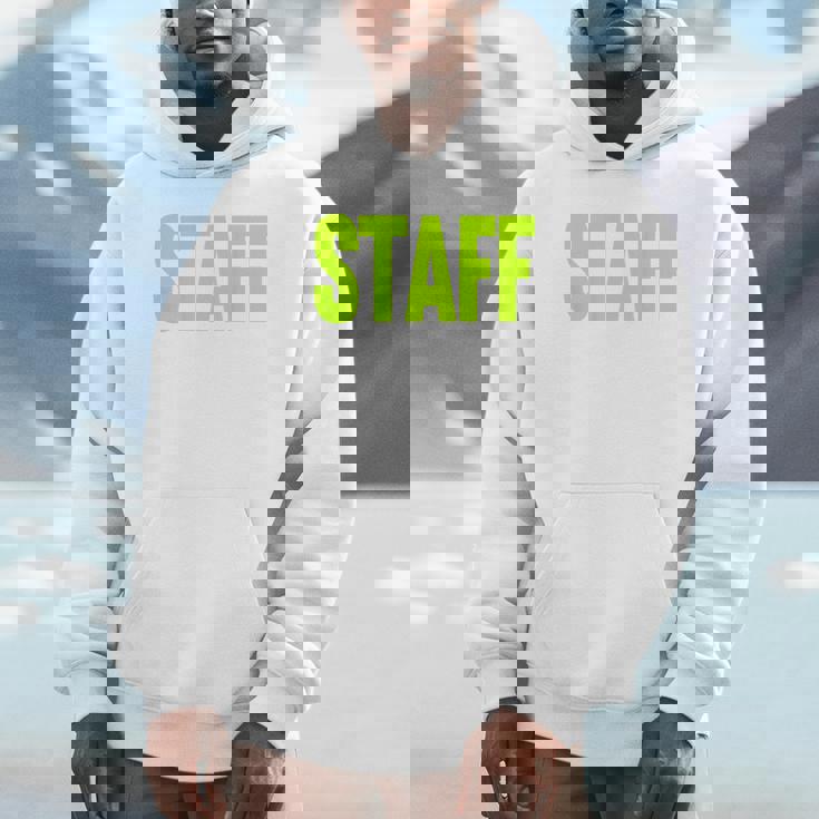 スタッフ イベント 衣装 クルー 音楽祭 Backprint ワーカー Hoodie