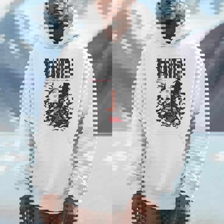 ストリートウェア ラーメン カワイイ オタク マンガ アニメ バックプリント モダン パーカー