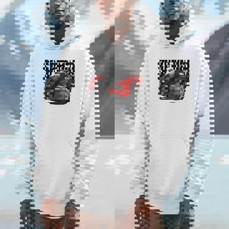 スー、スポーツカー、マッスルカー、レースカーのtシャツ。 パーカー