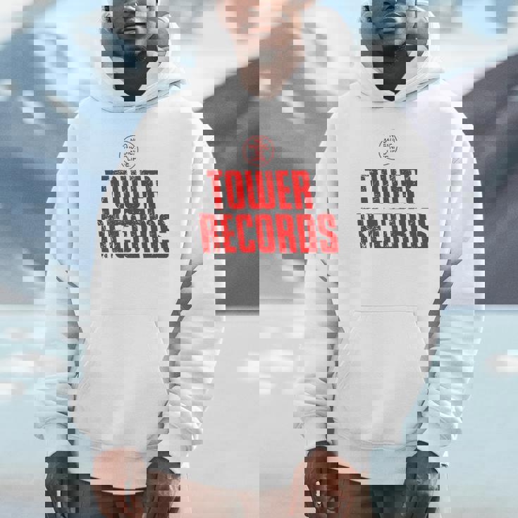 タワーレコードミュージック レトロ ヴィンテージ パーカー