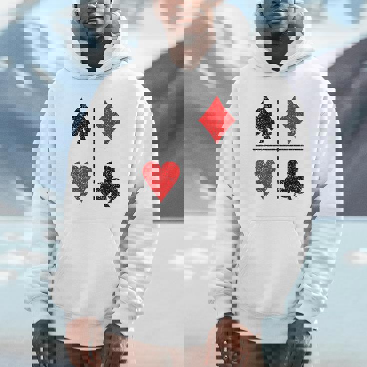 ダイヤモンド スペード ハーツ クラブ トランプスーツ ポーカー パーカー