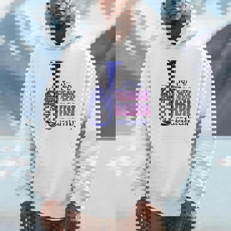 テナーホーンブラスバンドマーチングバンドおもしろ音楽 Alto Horn Or Tenor Horn Joke Hoodie