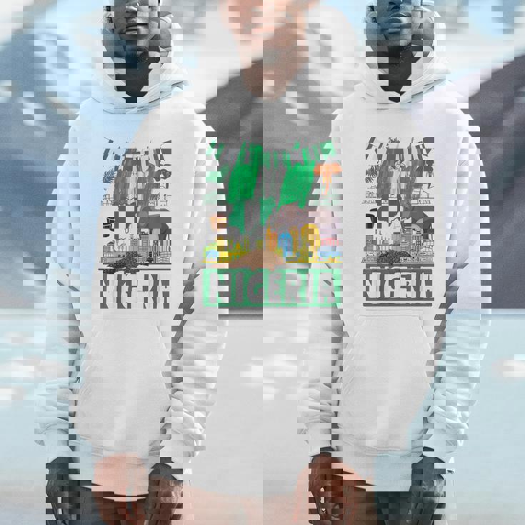 ナイジェリアの服のアイデア キッズ&ノベルティ ナイジェリア国旗 Hoodie