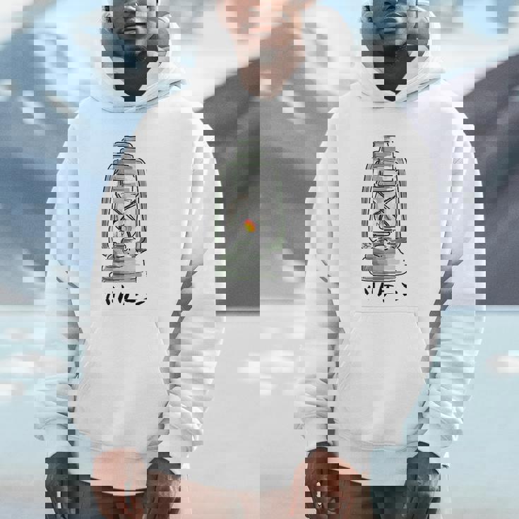 ハリケーンランタンtシャツ白 パーカー