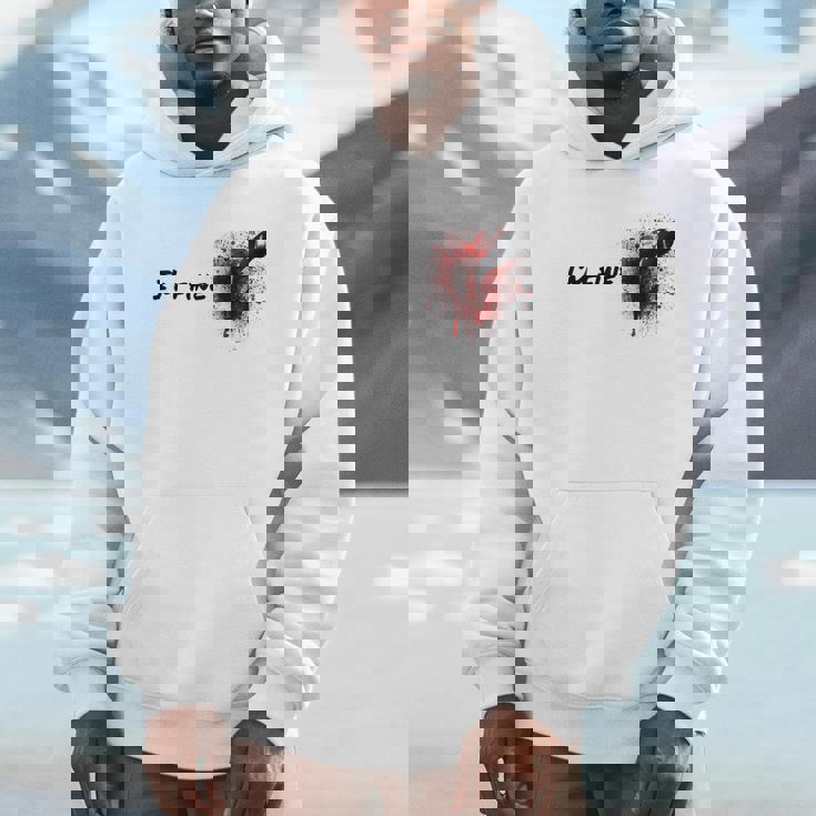 ハロウィンホラー血染み傷＆血傷元気です Hoodie