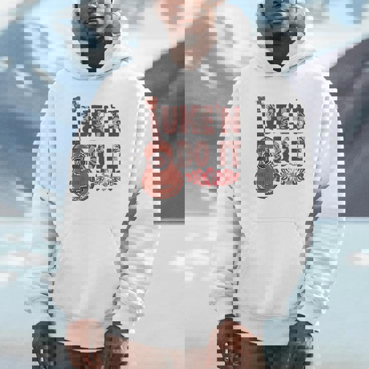 ハワイアンウクレレ ウケアンドドゥイットフラワー パーカー