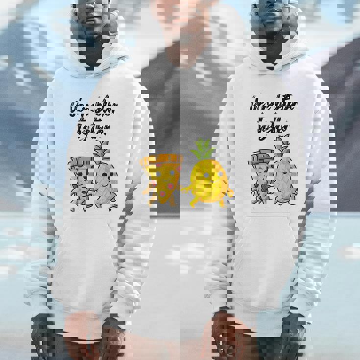 ピザハワイパイナップルピザイートピザ＆パイナップル パーカー