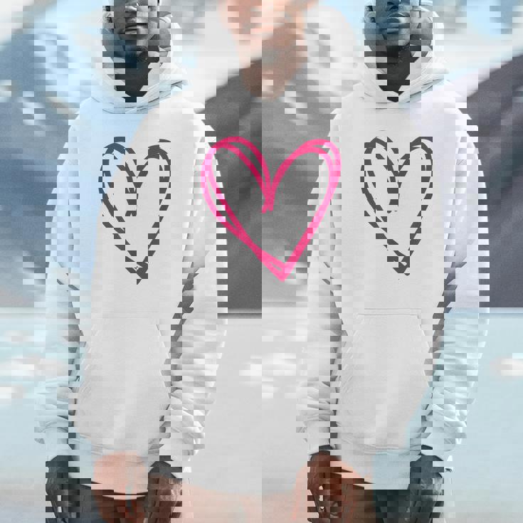 ホットピンクハート パーカー