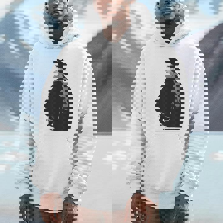 ミステリアスなクロークドクラシック紳士ヴィンテージノワールスタイル パーカー