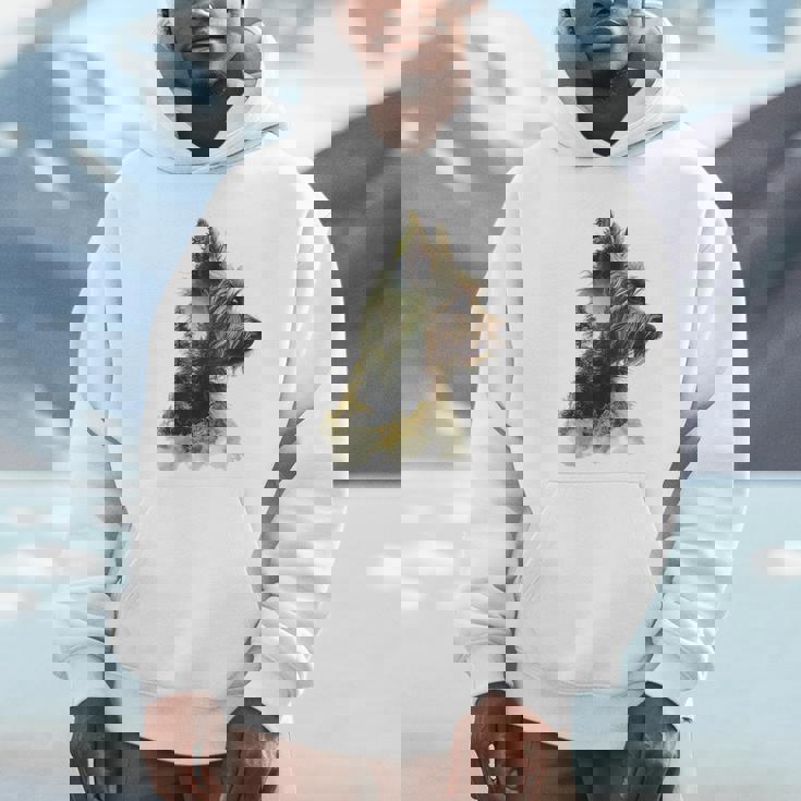 ヨークシャーテリア 犬 モチーフ ペット アートワーク ヨークシャーテリア パーカー