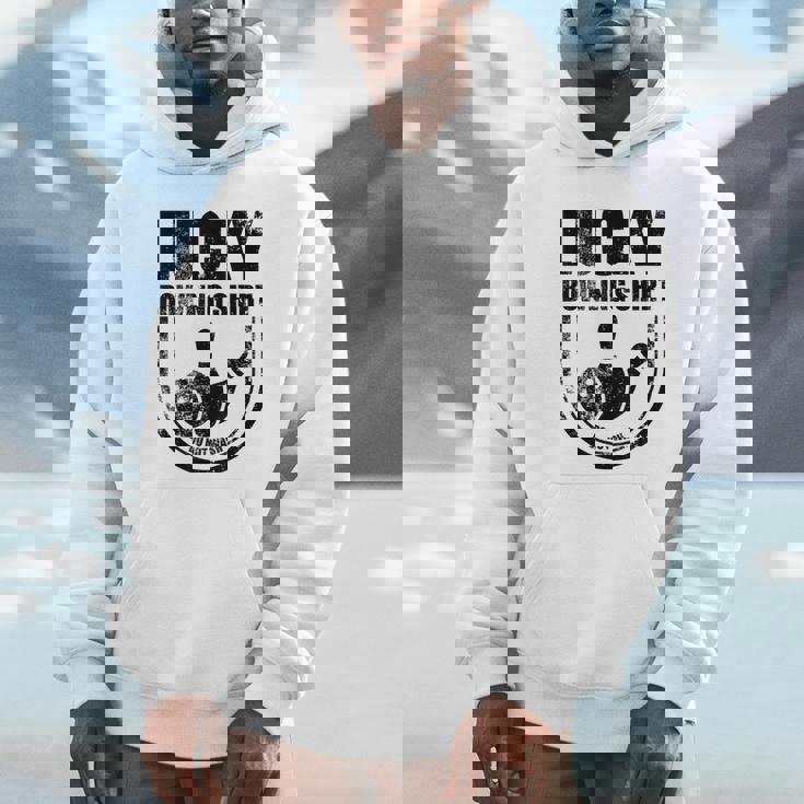 ラッキーボウリングシャツはボウラーのための面白い引用を洗わないでください Hoodie