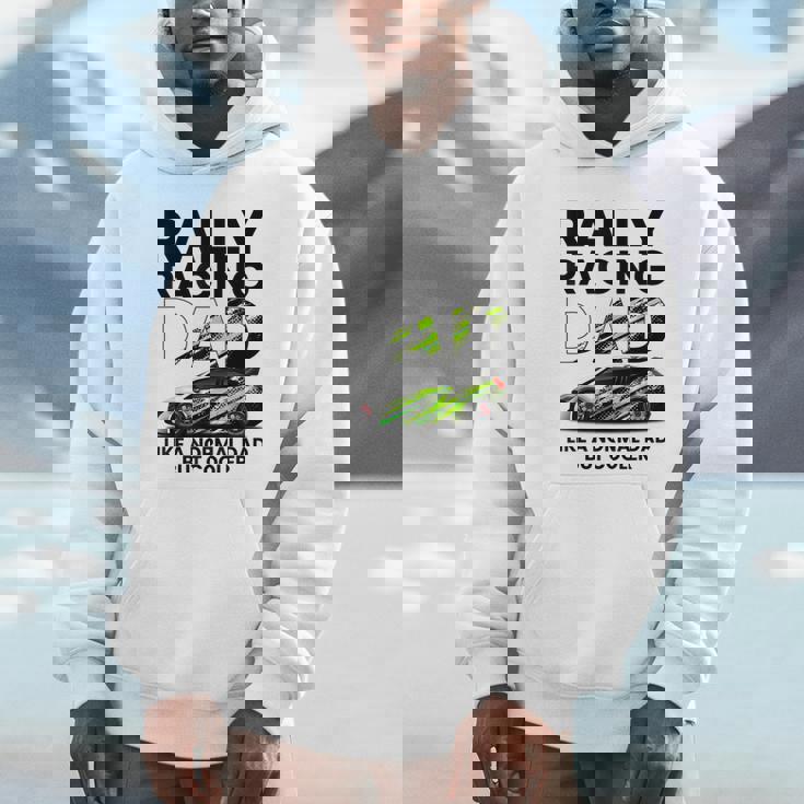 メンズ ラリーレース 父 ファニー ラリーカー レーシング お父さん パーカー