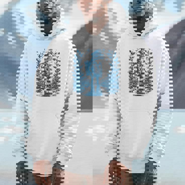 ヴィンテージスタイルの「郵便配達員カエル」 パーカー