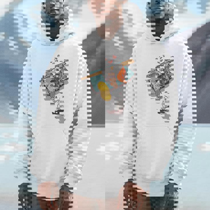 一緒に寝る 寿司 と 寝ぼける 寿司 たまご サーモン 穴子 Hoodie