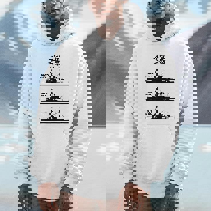 戦艦【長門 金剛 陸奥】軍艦 シルエット 日本 大日本帝国 海軍 帝国海軍 船 面白い ネタ 文字入り ウケ狙い パーカー