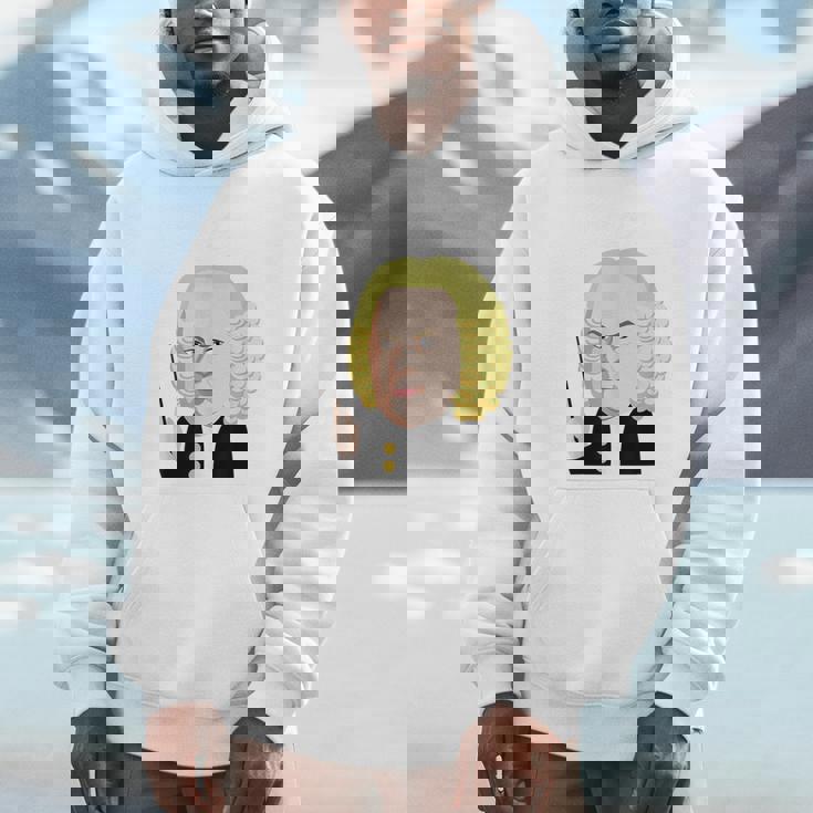 楽しい音楽コンダクターシャツ クールバッハ クラシカル音楽作曲家 パーカー