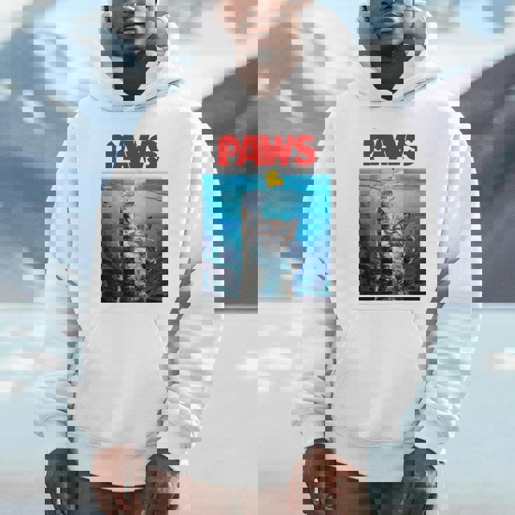 猫 ねこ 海 Paws アヒル パーカー