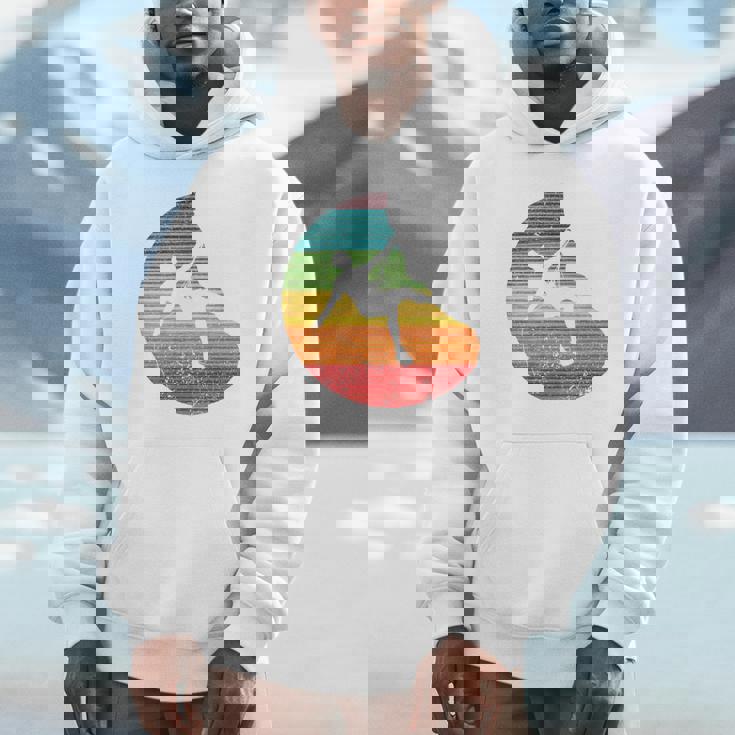 バックプリント 登山、ボルダリング、フリークライミングシルエット パーカー