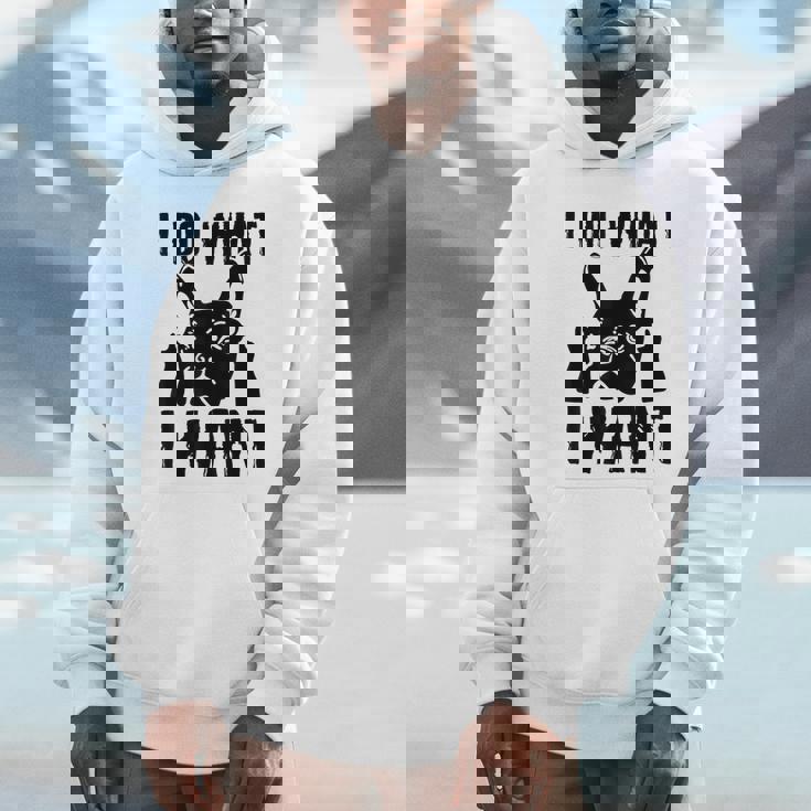 私がしたいことをする フレンチブルドッグ フレンチドッグ 犬 飼い主 犬 ギフト Hoodie