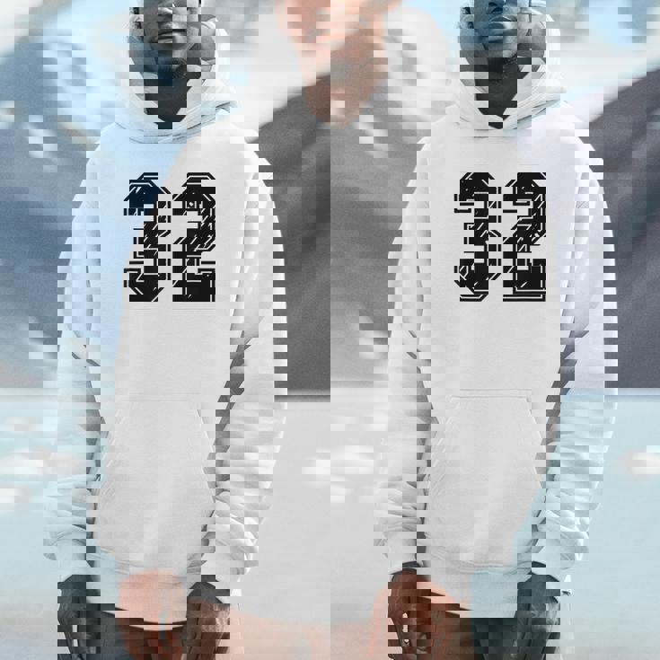 背番号 32 チーム短大スポーツ背番号付きユニフォーム パーカー