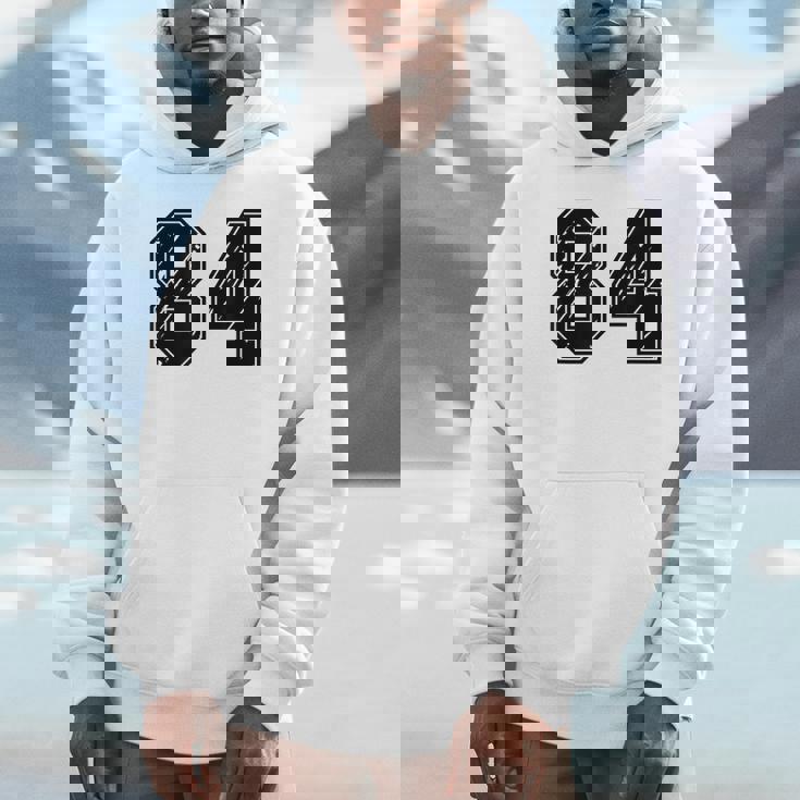 背番号 84 チーム短大スポーツ背番号付きユニフォーム パーカー