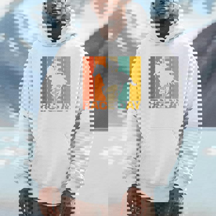 面白い 競馬 ビンテージ レースデー Ky ダービー 馬 ジョッキー パーカー