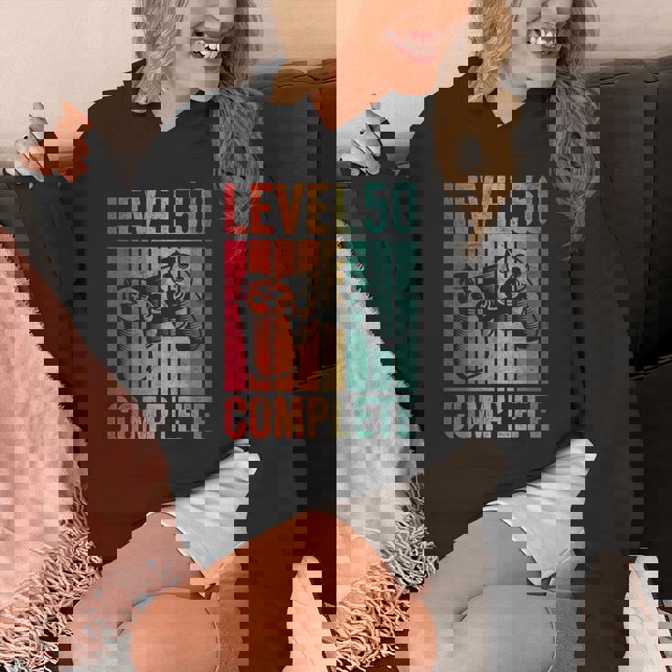 50歳 誕生日 男の子 男 レベル コンプリート 50歳 Hoodie