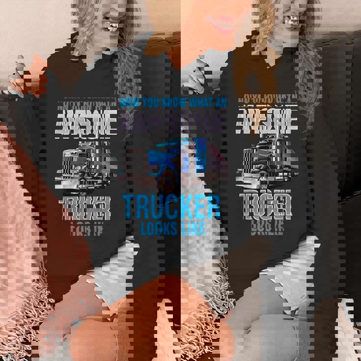 Awesome Trucker セミトラックドライバー ビッグリグ トラッカー パーカー