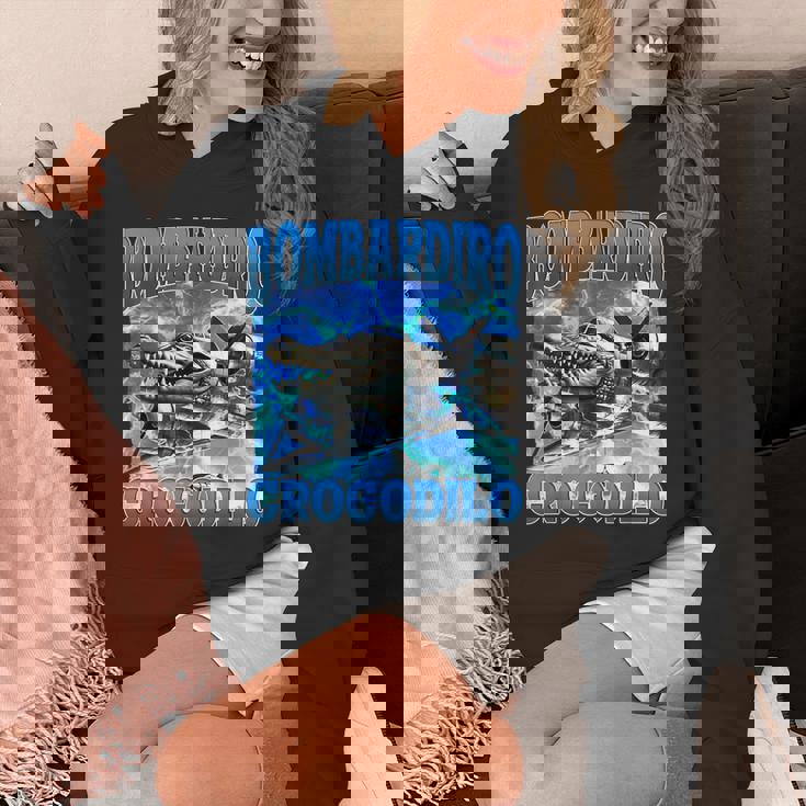 Bombardiro Crocodilo 面白い イタリアン ブレイン ミーム ブーツレッグ パーカー